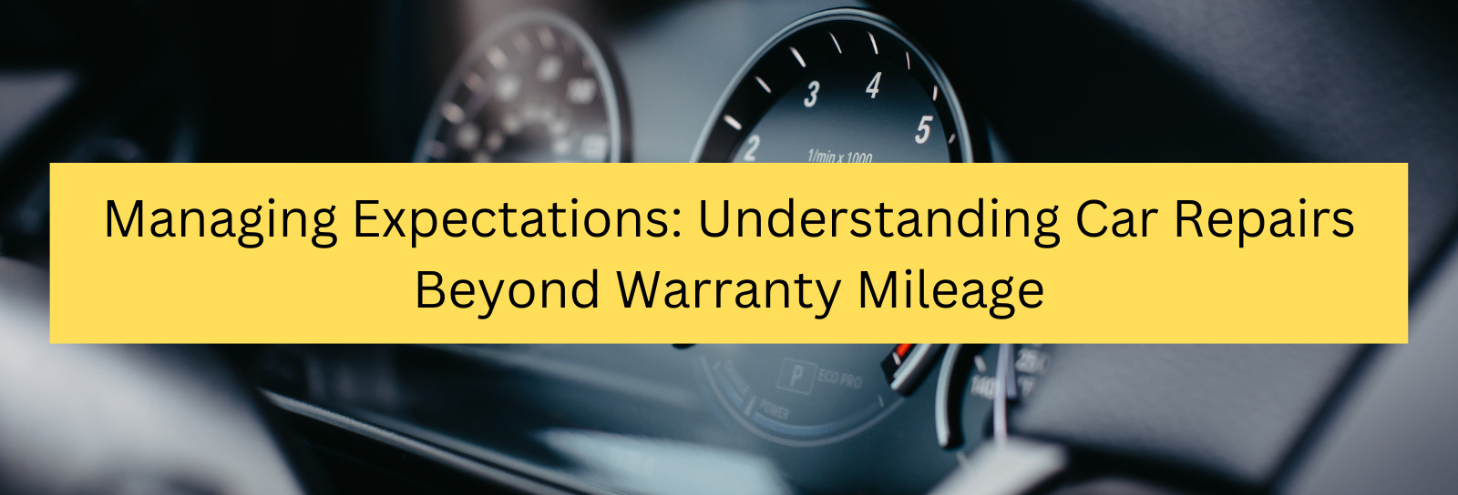 Managing Expectations: Understanding Post-Warranty Repairs
