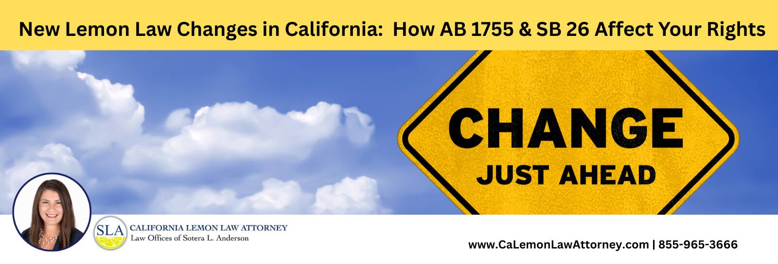 New Lemon Law Changes in California: How AB 1755 & SB 26 Affect Your Rights